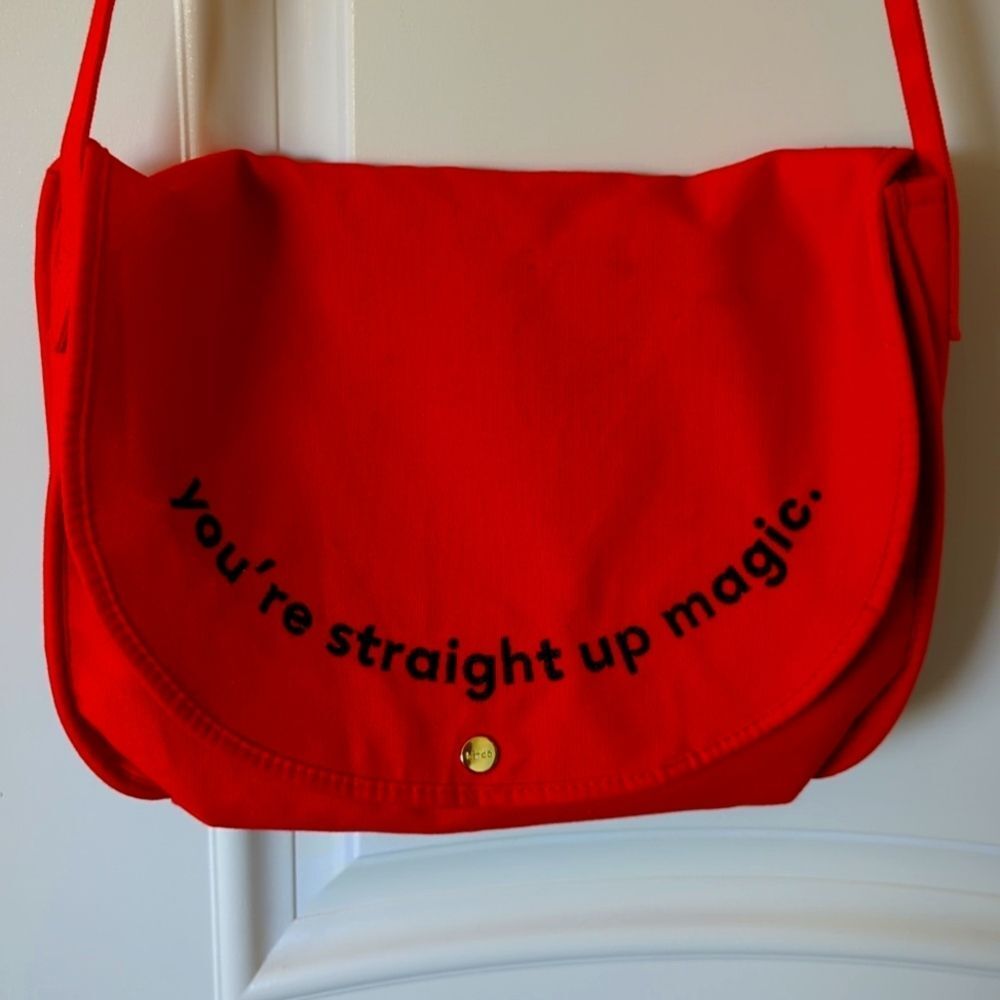 "You're Straight Up Magic" Red/Orange Laptop Bag